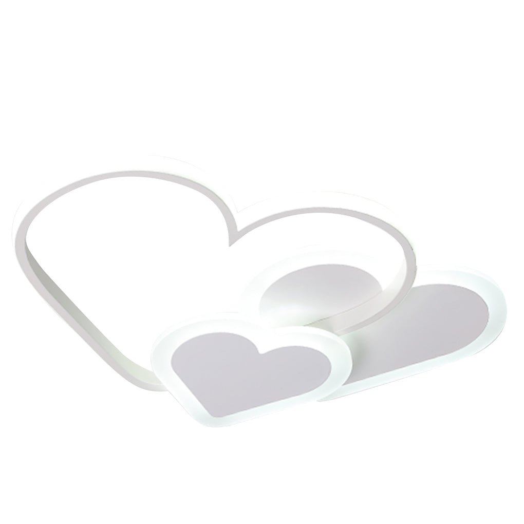 Nordic Style Creative Heart Shape LED Ceiling Light for Kids’ Room