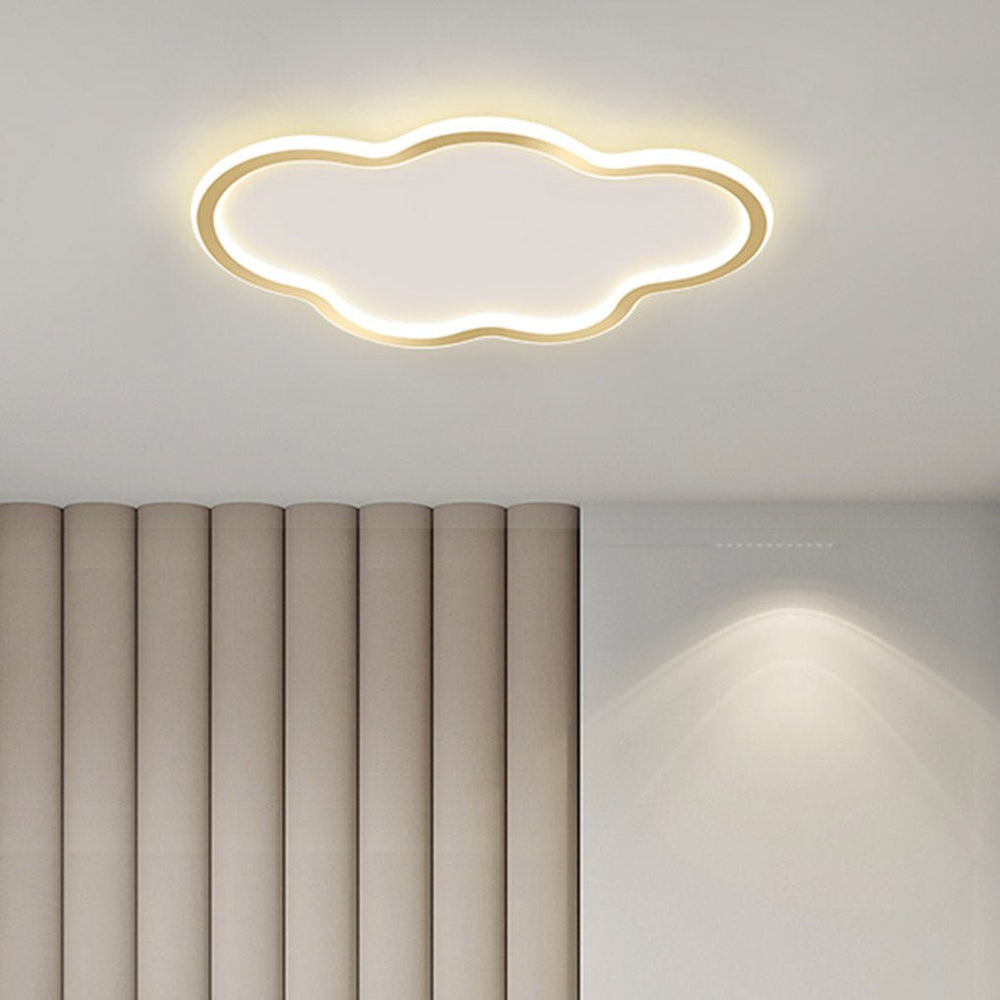 Nordic Ultra-thin Arc Design Cloud Energy-saving LED Decorative Ceiling Lamp