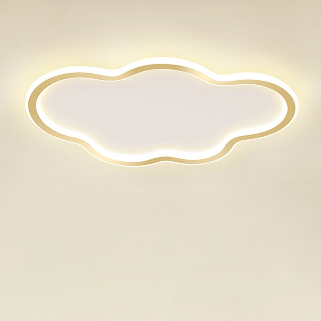 Nordic Ultra-thin Arc Design Cloud Energy-saving LED Decorative Ceiling Lamp