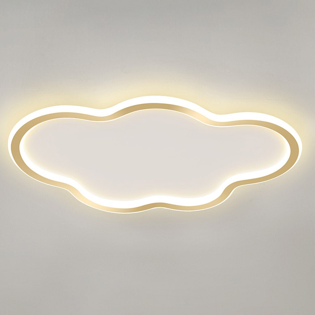Nordic Ultra-thin Arc Design Cloud Energy-saving LED Decorative Ceiling Lamp