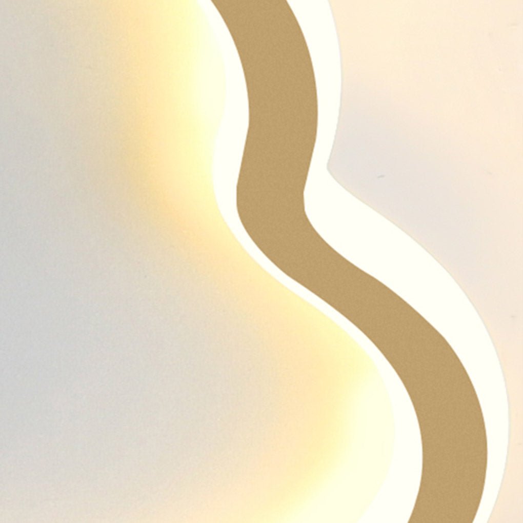 Nordic Ultra-thin Arc Design Cloud Energy-saving LED Decorative Ceiling Lamp