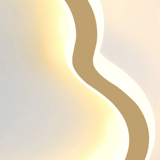 Nordic Ultra-thin Arc Design Cloud Energy-saving LED Decorative Ceiling Lamp