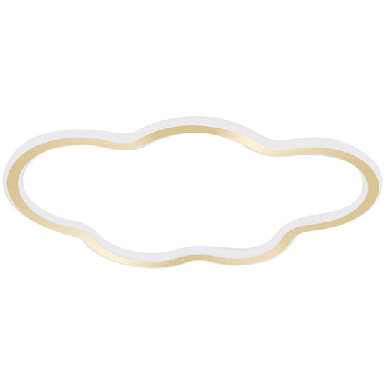 Nordic Ultra-thin Arc Design Cloud Energy-saving LED Decorative Ceiling Lamp