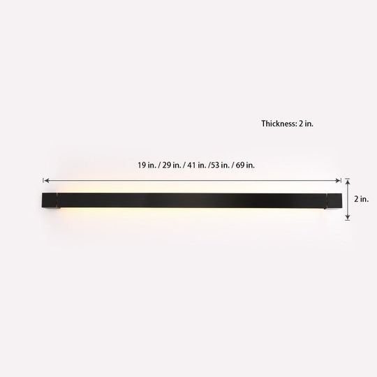 Nordic Ultra-Thin Rotatable LED Bar Wall Lamp