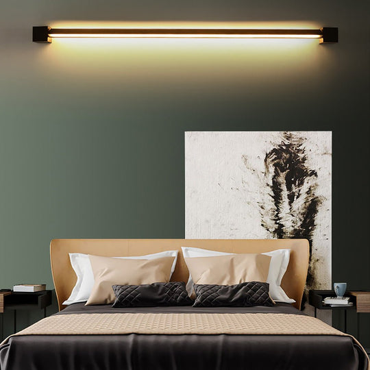 Nordic Ultra-Thin Rotatable LED Bar Wall Lamp