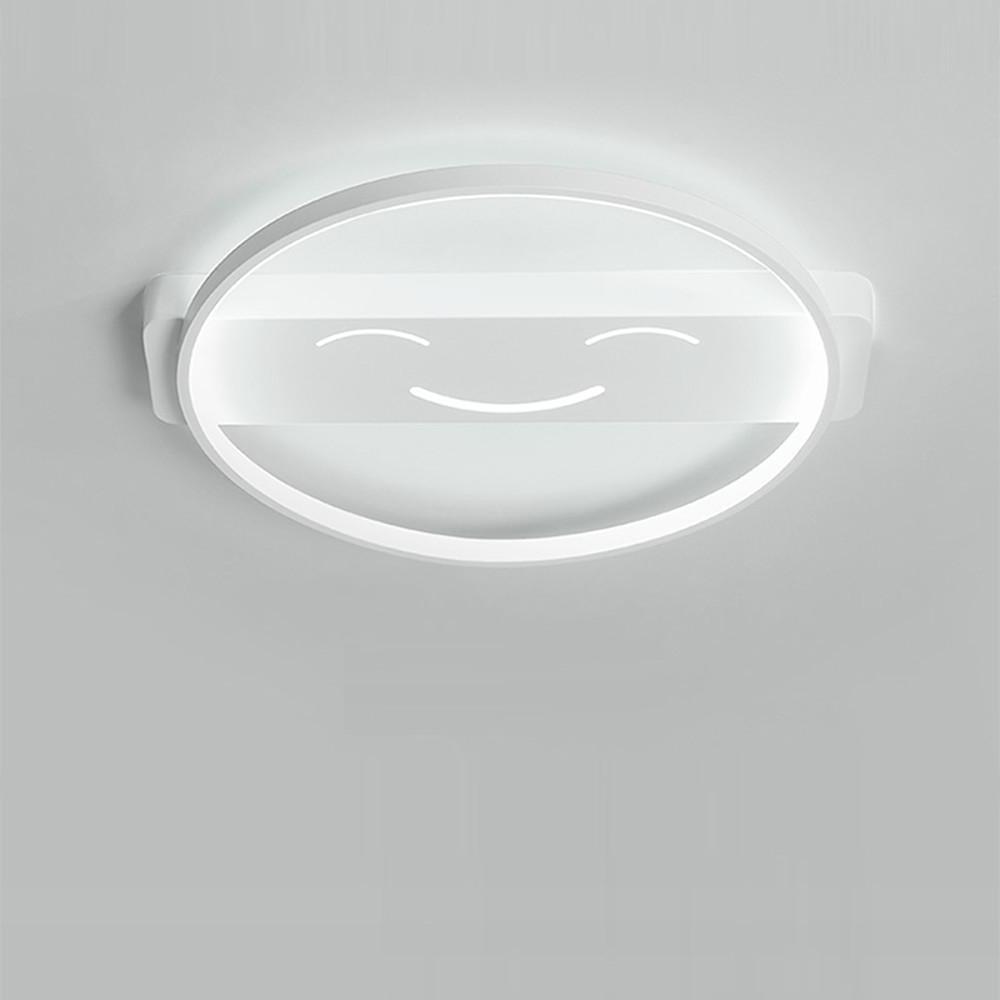 Circle Shaped Face Metal LED Flush Mount Ceiling Light