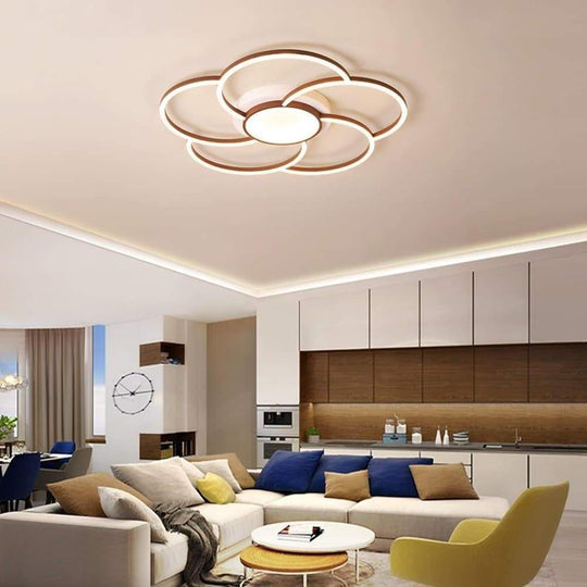 Geometric LED Flush Mount Ceiling Lights