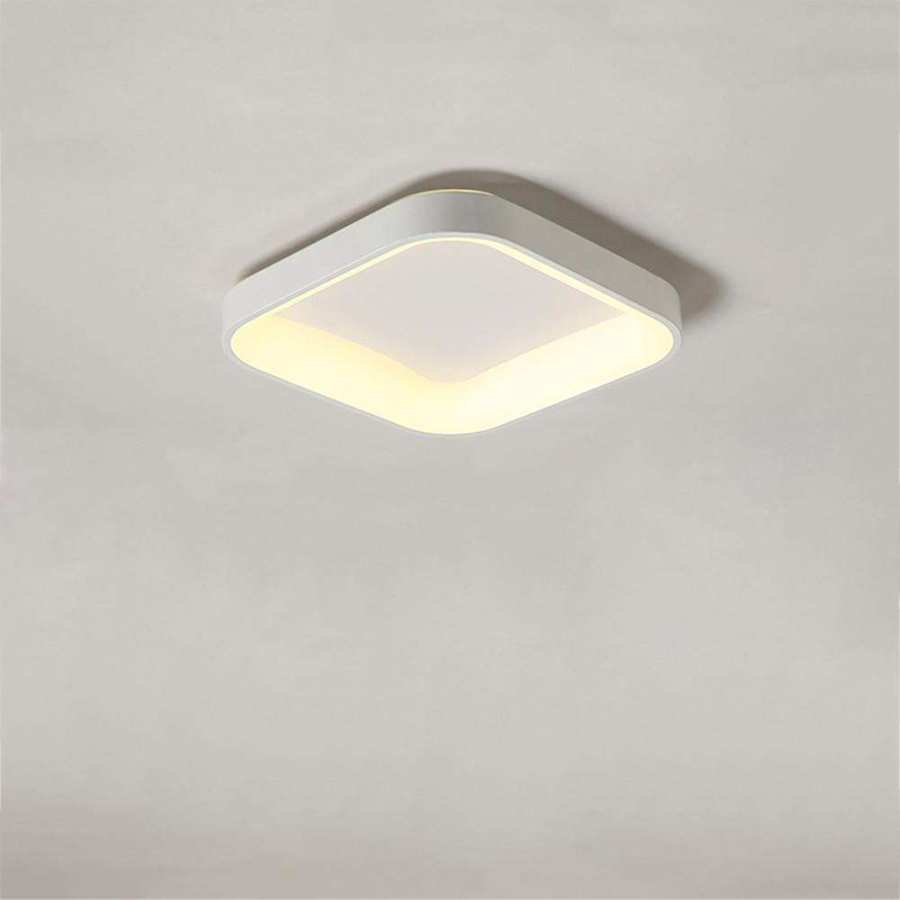 Square Shaped Modern LED Flush Mount Ceiling Light – Bedroom