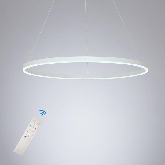 Geometric Slimline Circular Chandeliers Entry Light Dimmable Ceiling Light