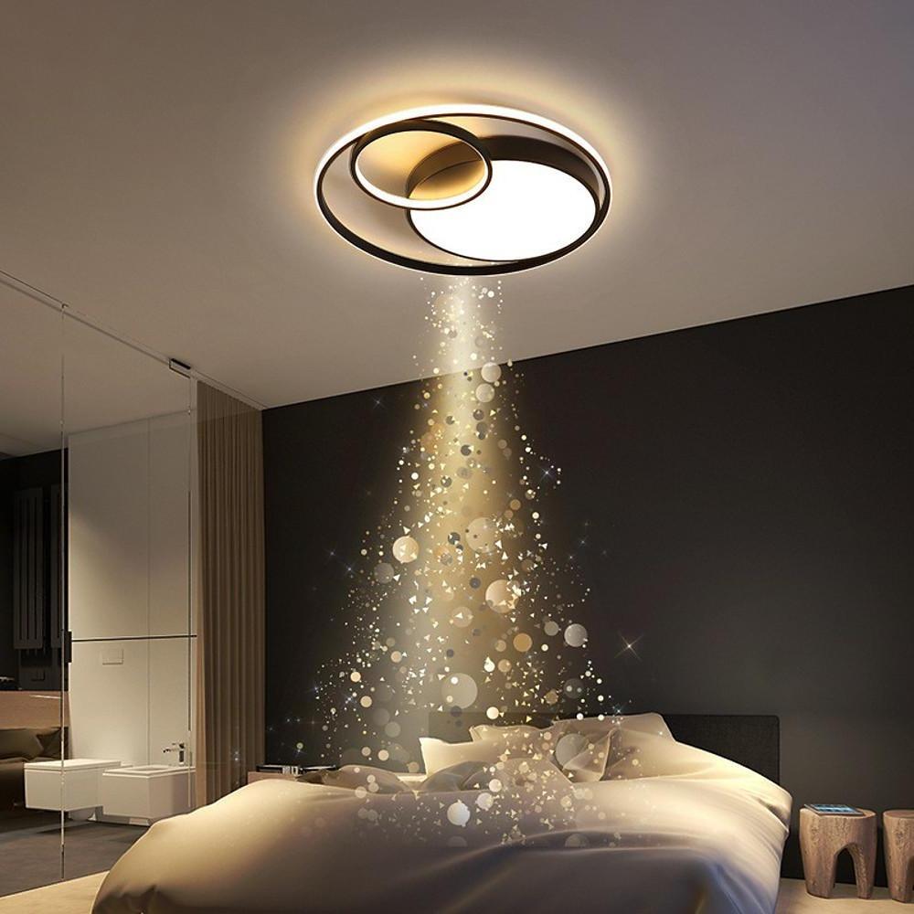 Modern LED – Three Circle Round Flush Mount Ceiling Light
