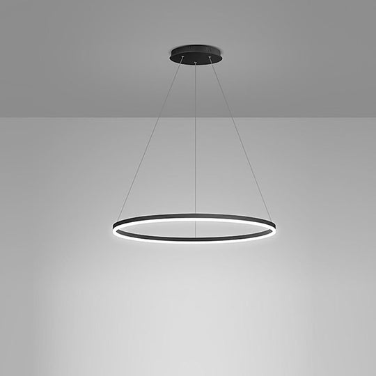 Circle LED Modern Chandelier Pendant Light