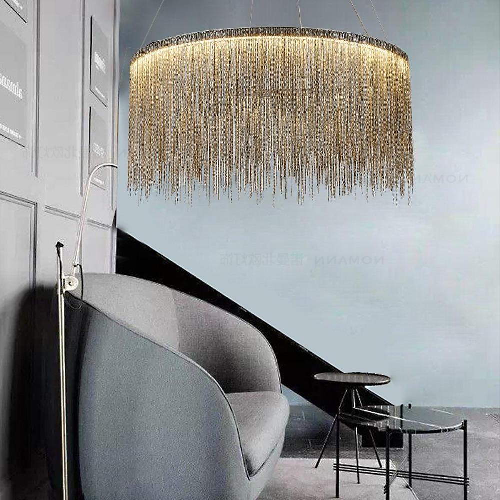 LED Modern Drum Chandelier