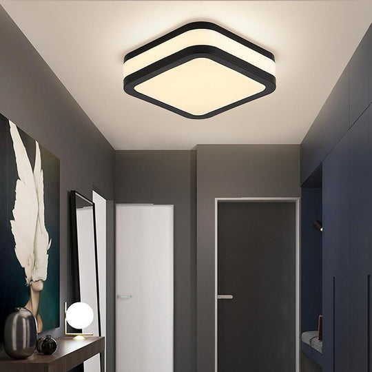 Thick Round Modern LED Flush Mount Ceiling Light