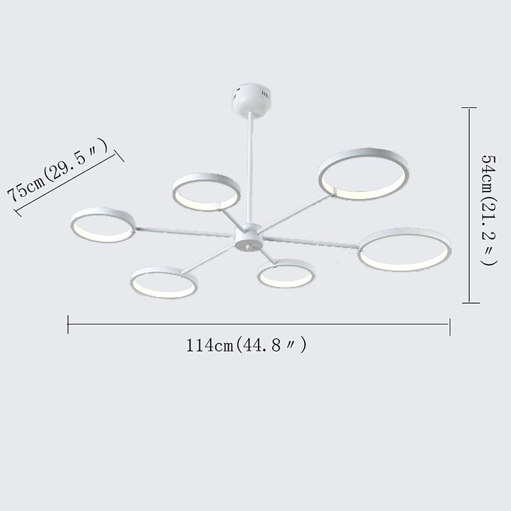 Mini Sputnik Modern Metal & Silica Gel LED Chandelier