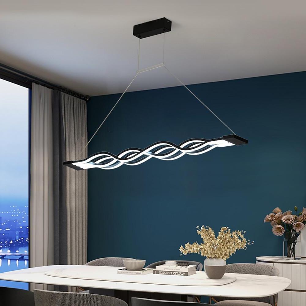 Multiwave LED Nordic Dining Chandelier