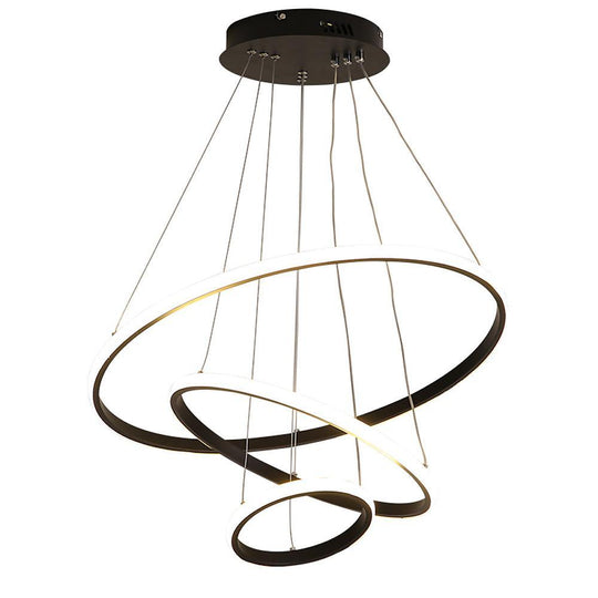 Adjustable Circle Design Dimmable LED Modern Chandelier Ceiling Light