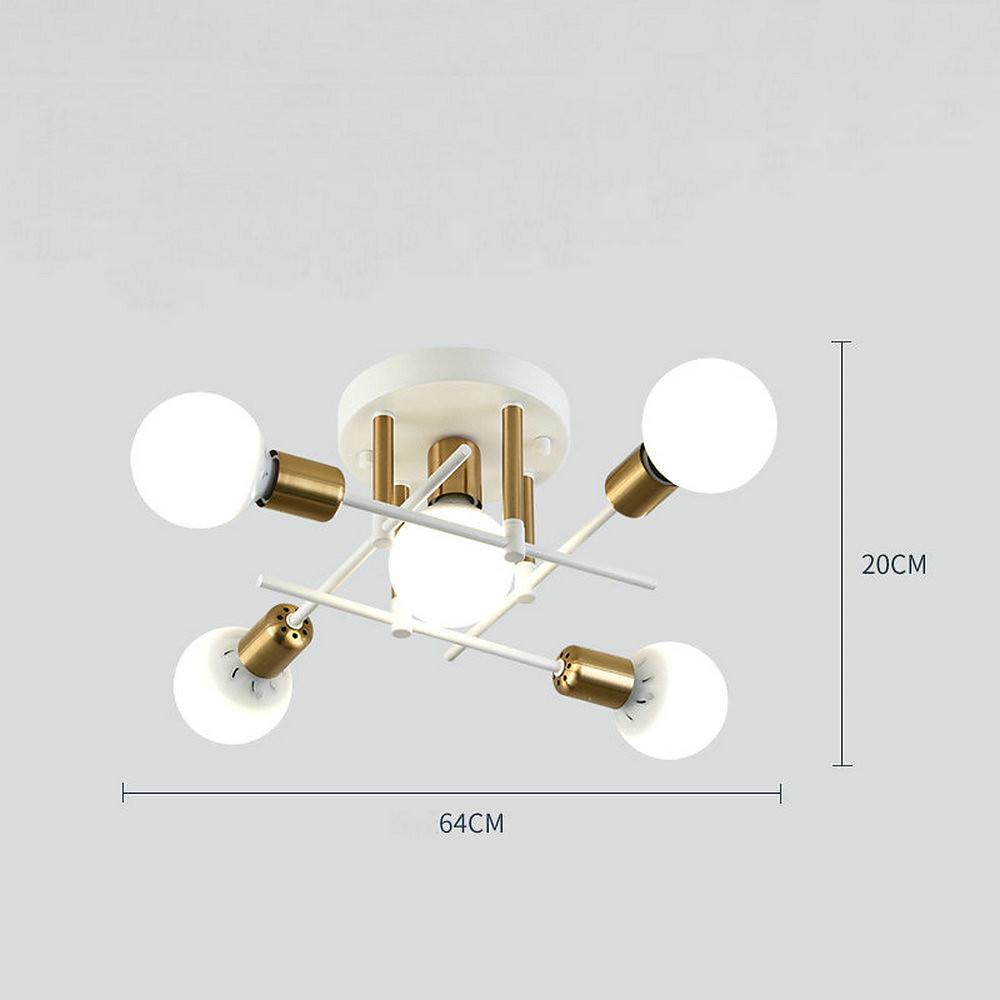 Geometric Artistic LED Country Nordic Ceiling Light Flush Mount