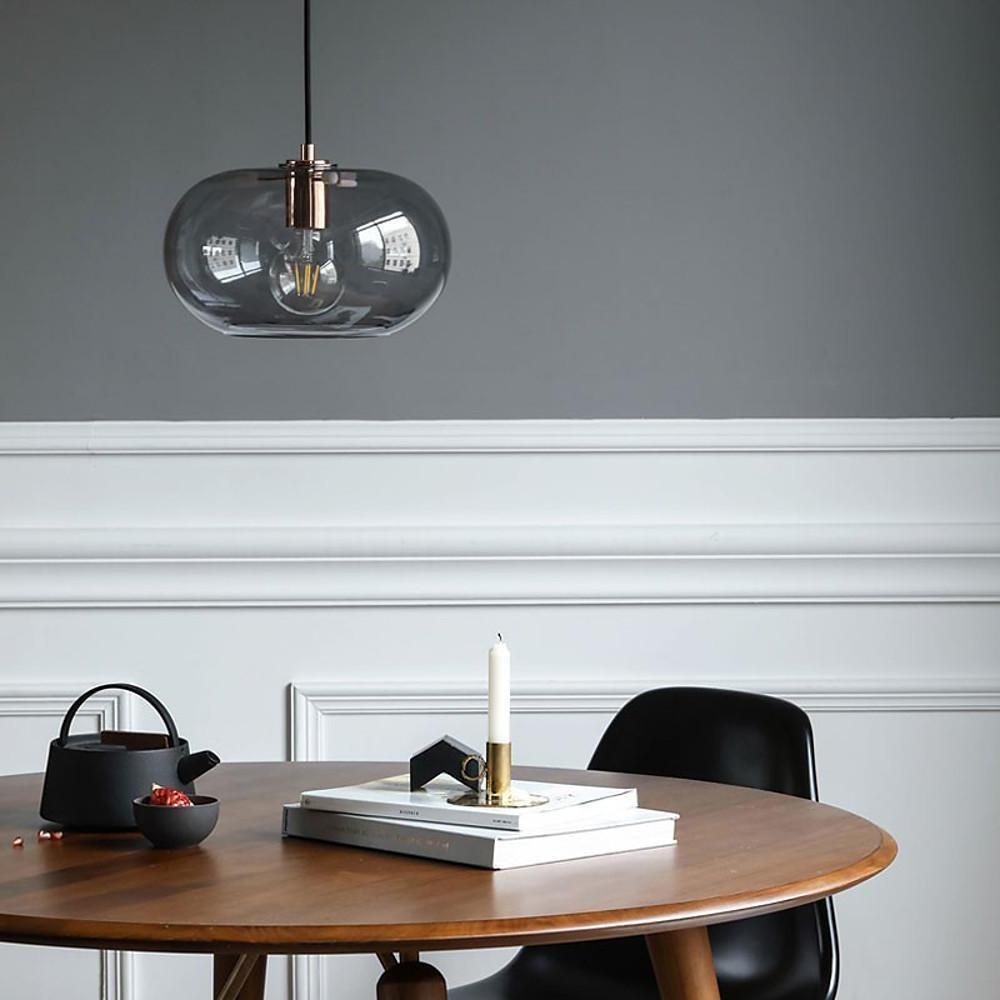 Elongated Globe Glass LED Nordic Pendant Light
