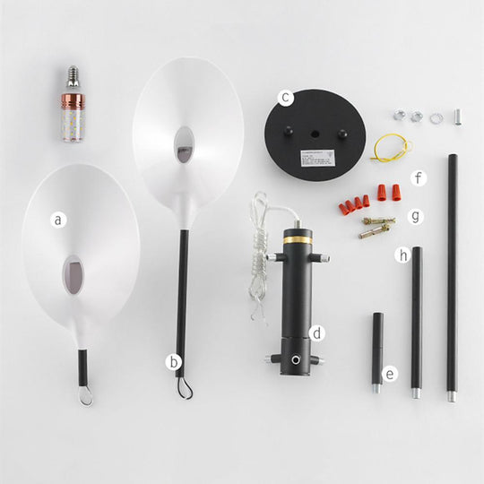 8 Light Artistic LED Industrial Sputnik Chandelier Hanging Ceiling Lights