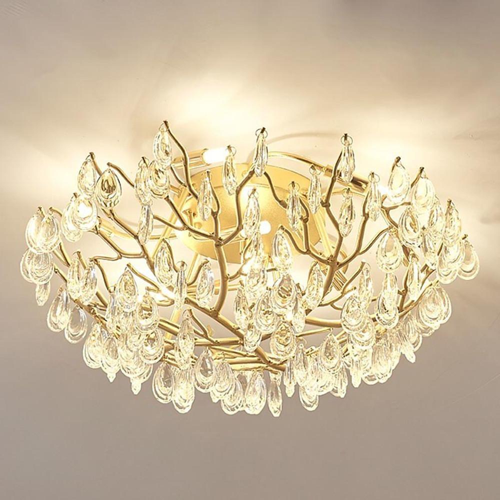 Firefly Sputnik LED Flush Mount Chandelier