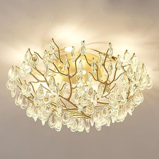 Firefly Sputnik LED Flush Mount Chandelier