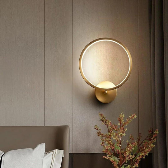Three Light Copper LED Flush Mount Ceiling Light