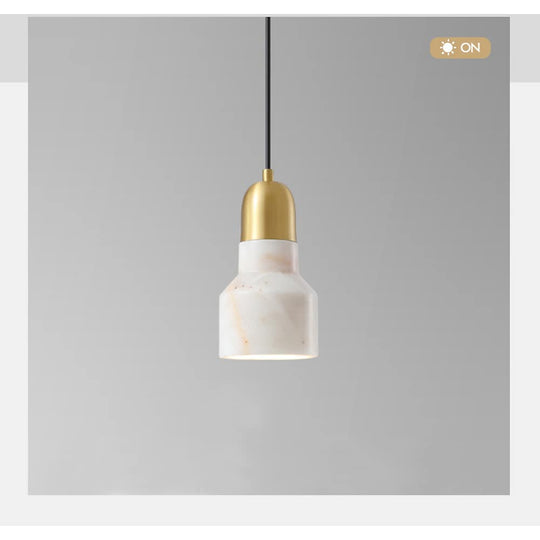 Modern Metal Marble Mini Pendant Light – Classic Artistic Design