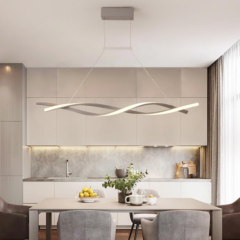 Interwoven Waves LED Modern Pendant Lighting