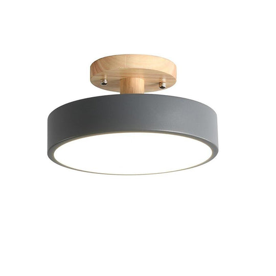 Round Shapes 3-Step Dimming LED Modern Flush Mount Ceiling Light