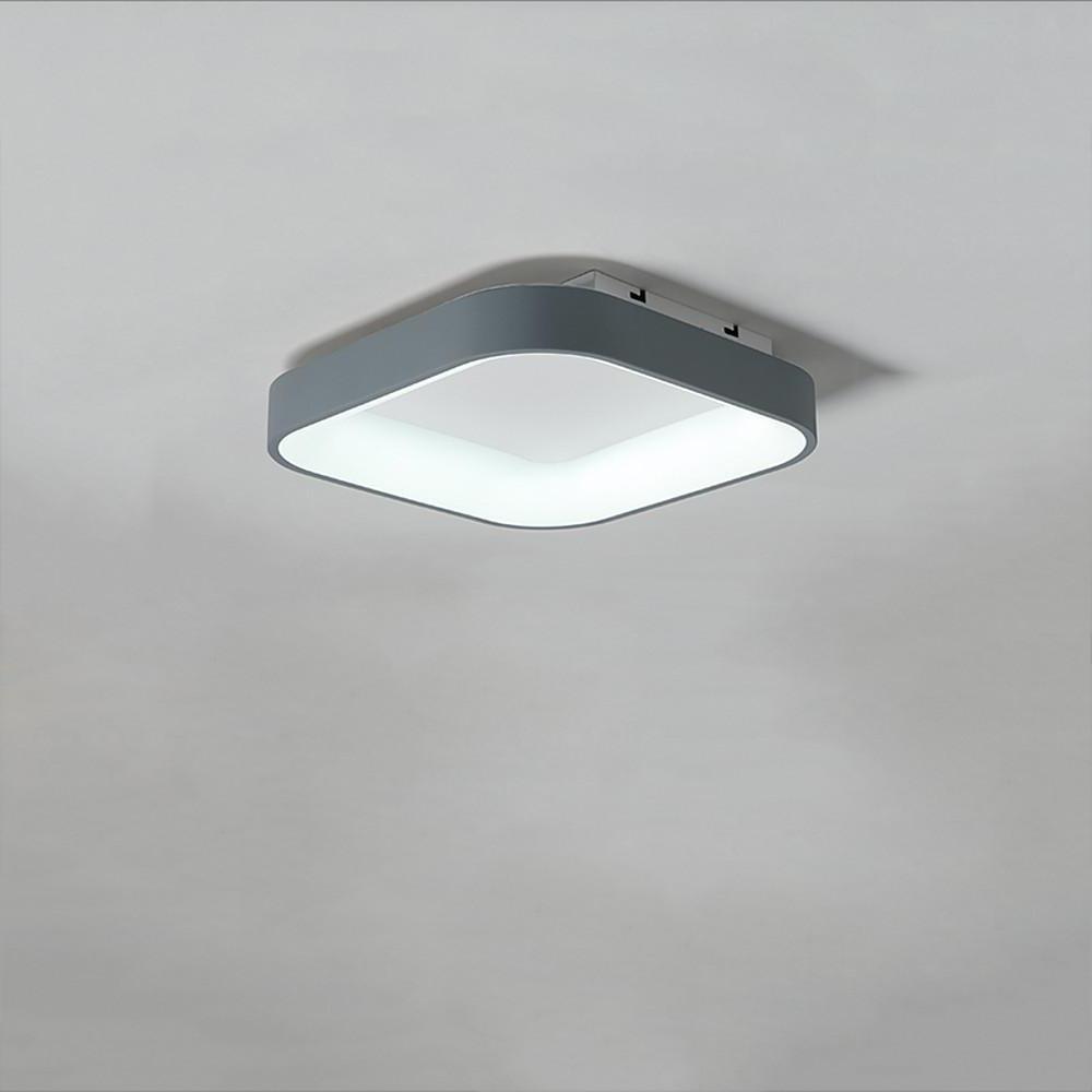 Square Shaped Modern LED Flush Mount Ceiling Light – Bedroom