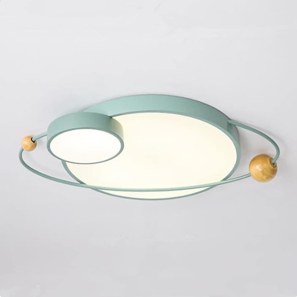 Circle Globes LED Dimmable Flush Mount Ceiling Light