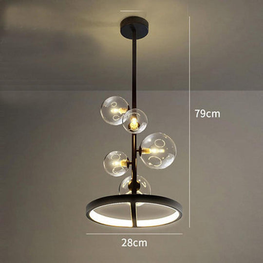Circles Glass Balls – LED Modern Pendant Lighting Ceiling Light