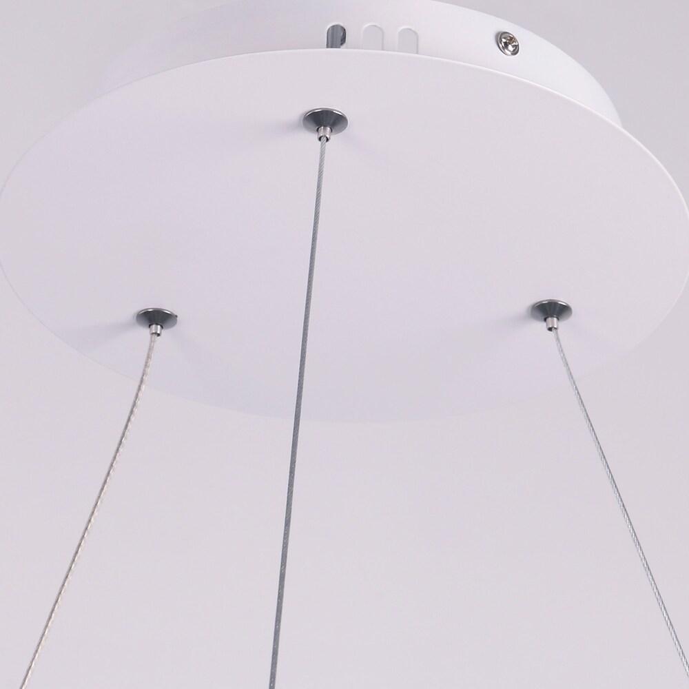 Interweaving Curved Décor Dimmable LED Adjustable Modern Pendant Light