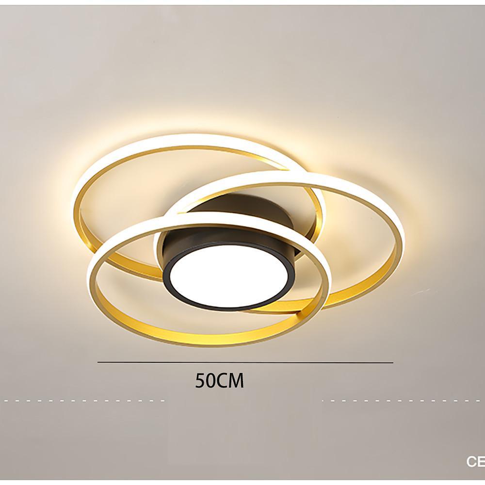 Multiple Circles Abstract Modern LED Flush Mount Ceiling Light