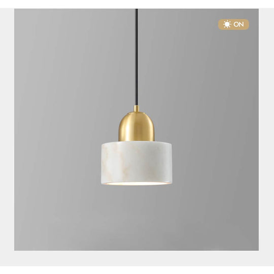 Modern Metal Marble Mini Pendant Light – Classic Artistic Design