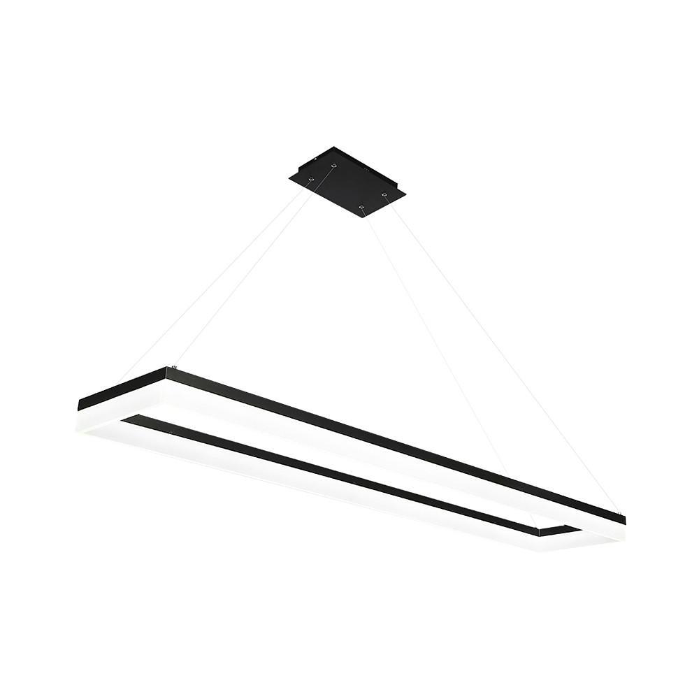 Rectangular LED Modern Home Office Chandelier