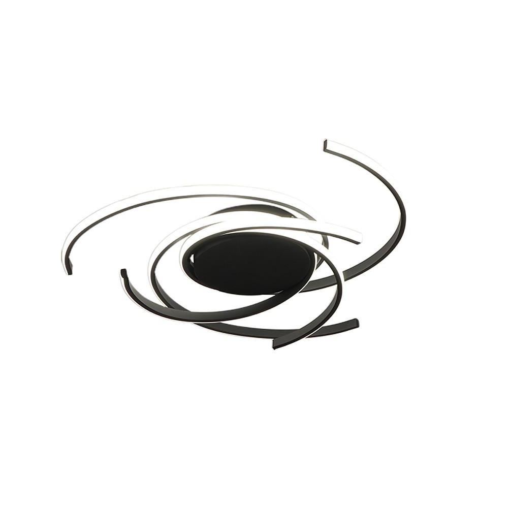 Abstract Curve Dimmable LED Nordic Ceiling Light Flush Mount Lamp