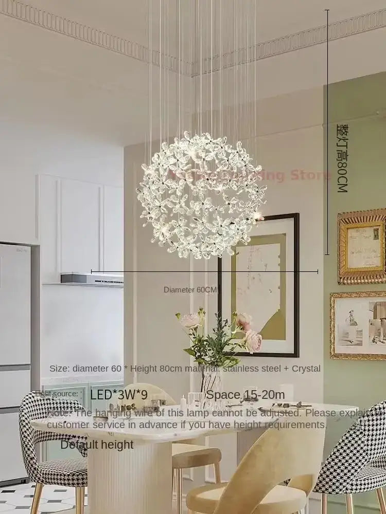Luxury Crystal Pendant Lamp – Italian Designer Lighting