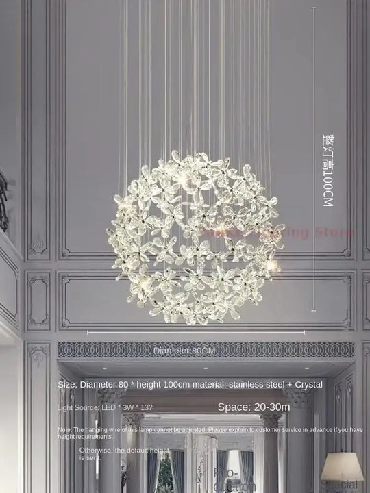 Luxury Crystal Pendant Lamp – Italian Designer Lighting