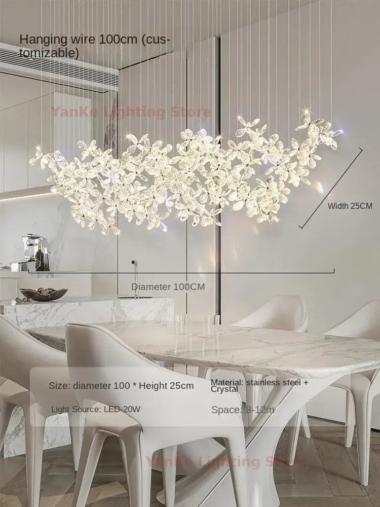 Luxury Crystal Pendant Lamp – Italian Designer Lighting
