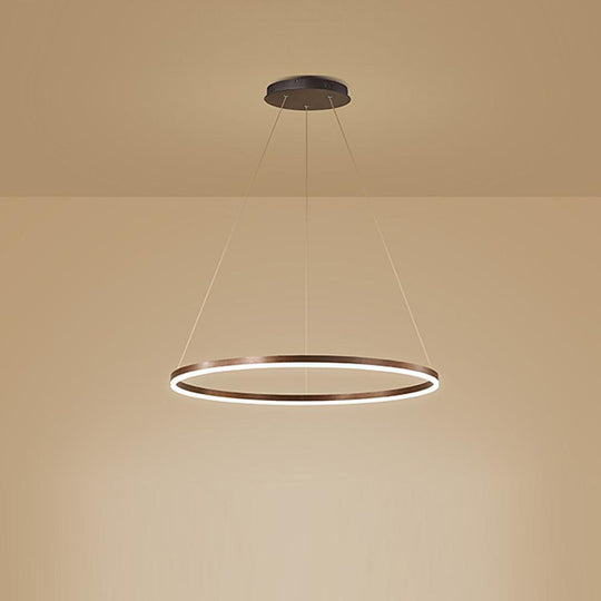 Circle LED Modern Chandelier Pendant Light