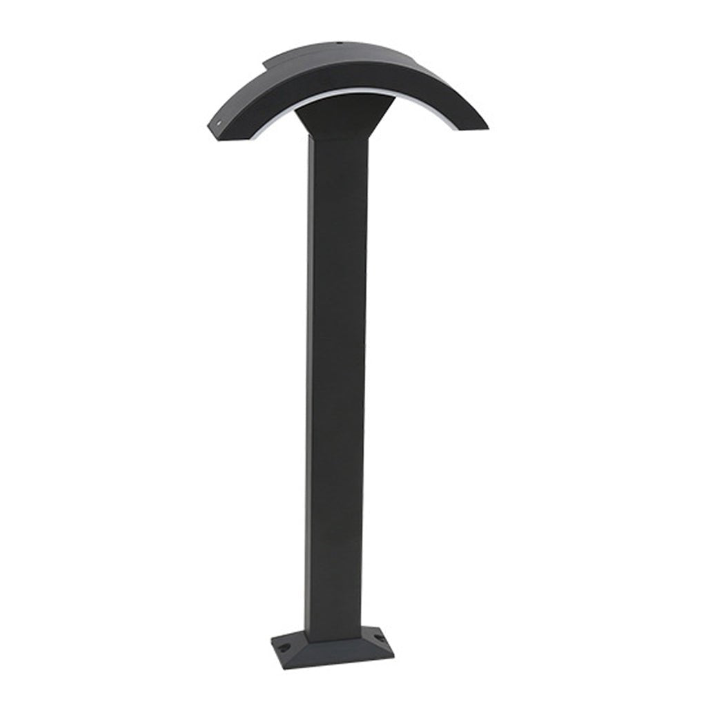 Fan-Shaped LED Lawn Pole Lamp with Motion Sensor