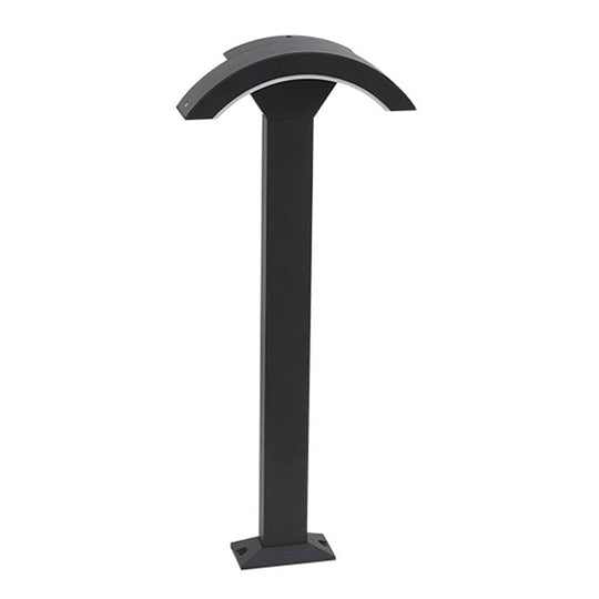 Fan-Shaped LED Lawn Pole Lamp with Motion Sensor