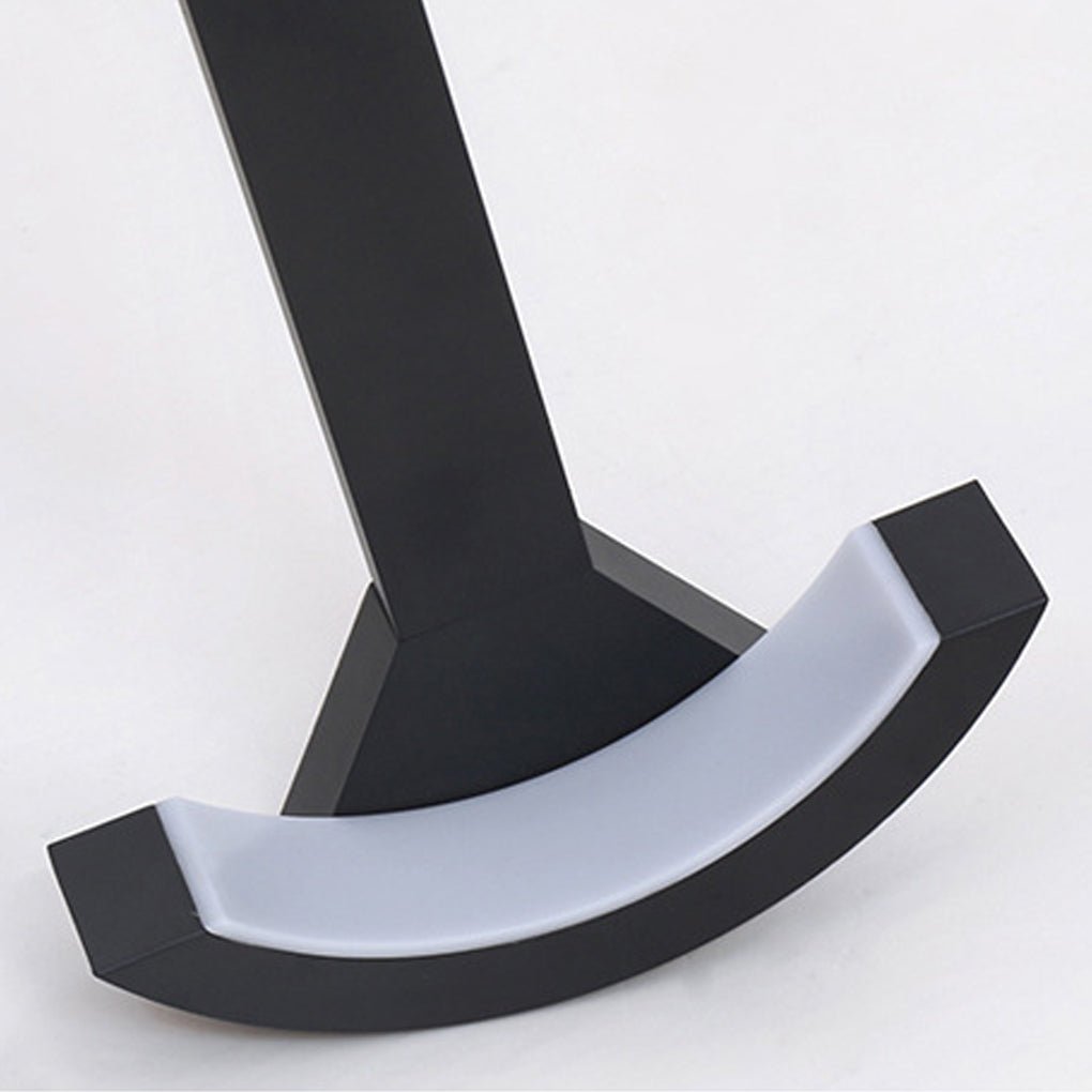 Fan-Shaped LED Lawn Pole Lamp with Motion Sensor
