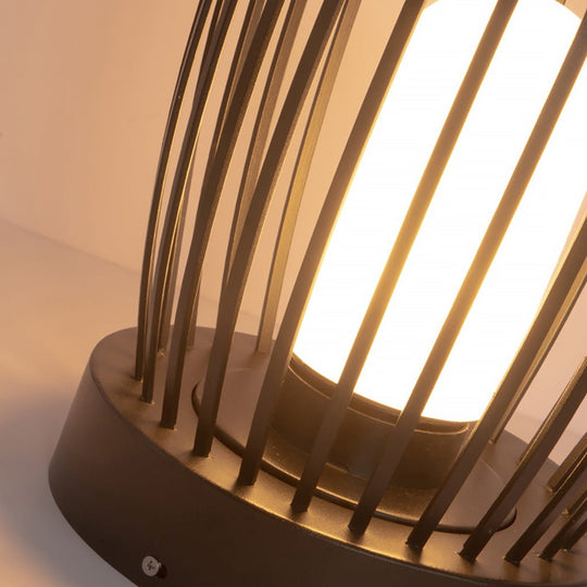 Industrial Caged LED Outdoor Floor Lamp Waterproof