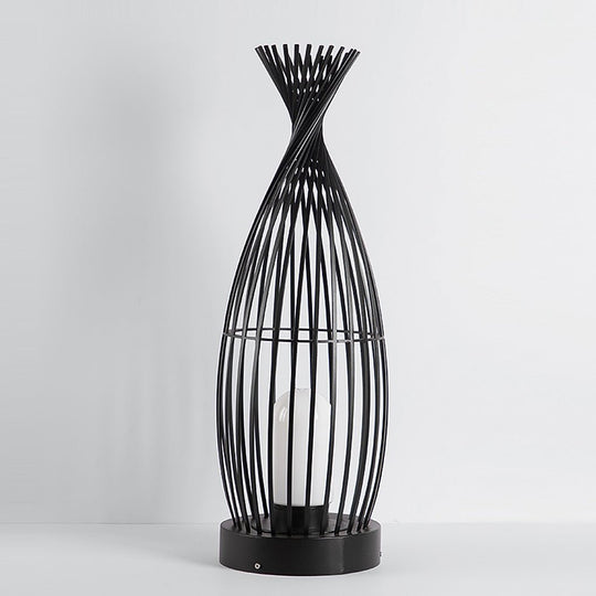 Industrial Caged LED Outdoor Floor Lamp Waterproof