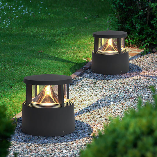 Outdoor Fence LED Post Light Landscape Decorative Lighting for Villa Courtyard Garden Lawn