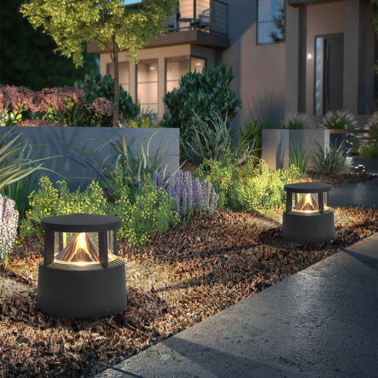Outdoor Fence LED Post Light Landscape Decorative Lighting for Villa Courtyard Garden Lawn