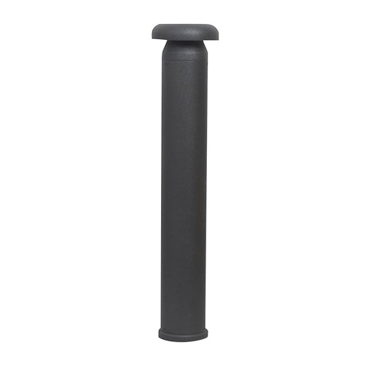 Modern Black Cylinder LED Outdoor Bollard Light