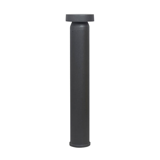 Modern Black Cylinder LED Outdoor Bollard Light